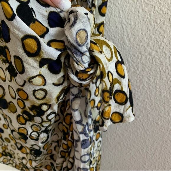 RACHEL Rachel Roy Faux Wrap Tie Side Dress Lined Plus 0X - Picture 5 of 13